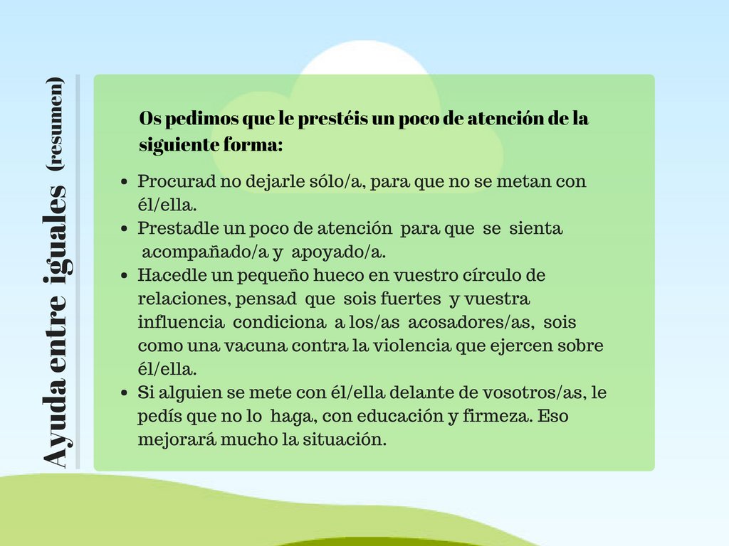 Infograma que muestra un resumen de las instrucciones a los alumnos